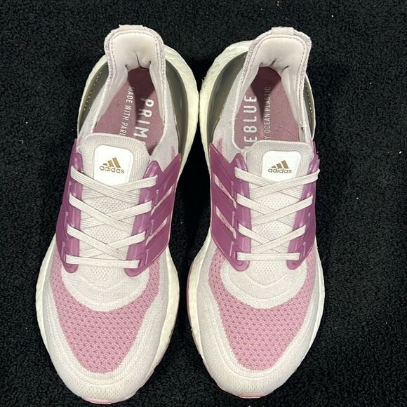🔥 ADIDAS  UltraBoost 21 Ice Purple Women's Athletic Shoes Size 7 - EXCELLENT - Picture 7 of 15